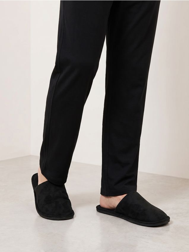 Sinsay - Papuci basic slip-on - negru
