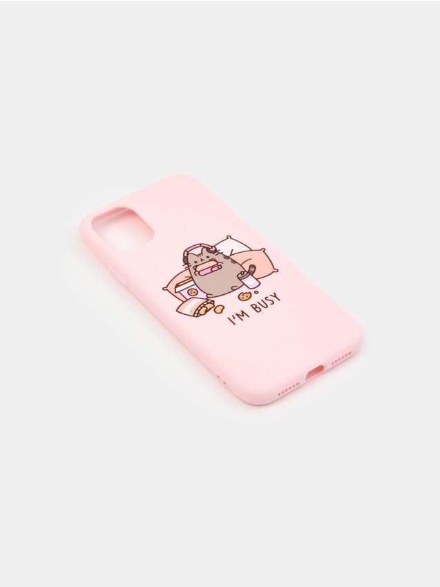 Sinsay - Puzdro na telefón iPhone 11/XR Pusheen the Cat - ružová