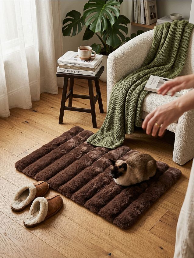 Sinsay - Covoraș, 60 x 90 cm - maro