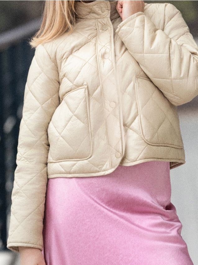 Sinsay - Prešívaná bunda - telová