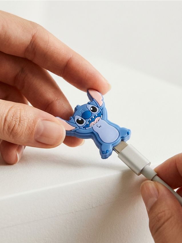 Sinsay - Protecții pentru cablu 2 pack Stitch - albastru
