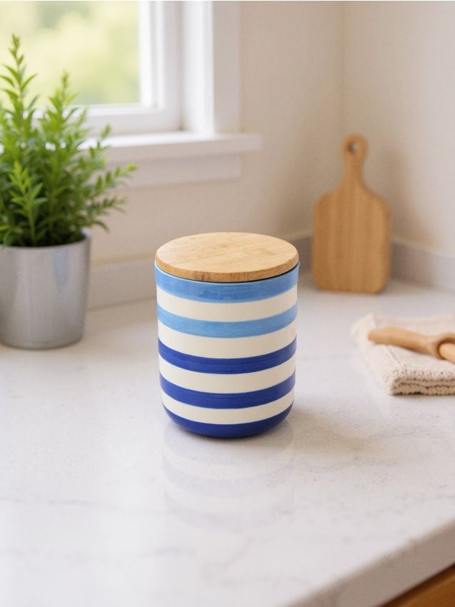 Sinsay - Recipient pentru alimente cu capac - albastru-cobalt