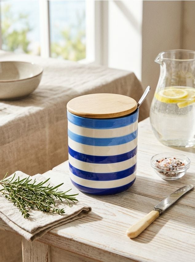 Sinsay - Recipient pentru alimente cu capac - albastru-cobalt