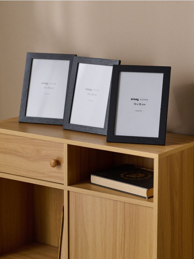 Sinsay - Rame foto 3-pack - negru