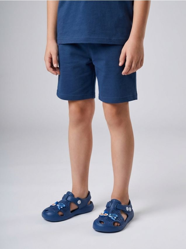 Sinsay - Sandale pentru copii din spumă EVA cu elemente 3D - bleumarin