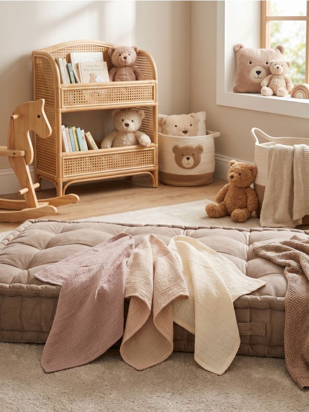 Set di pannolini in mussola 3 pack - beige
