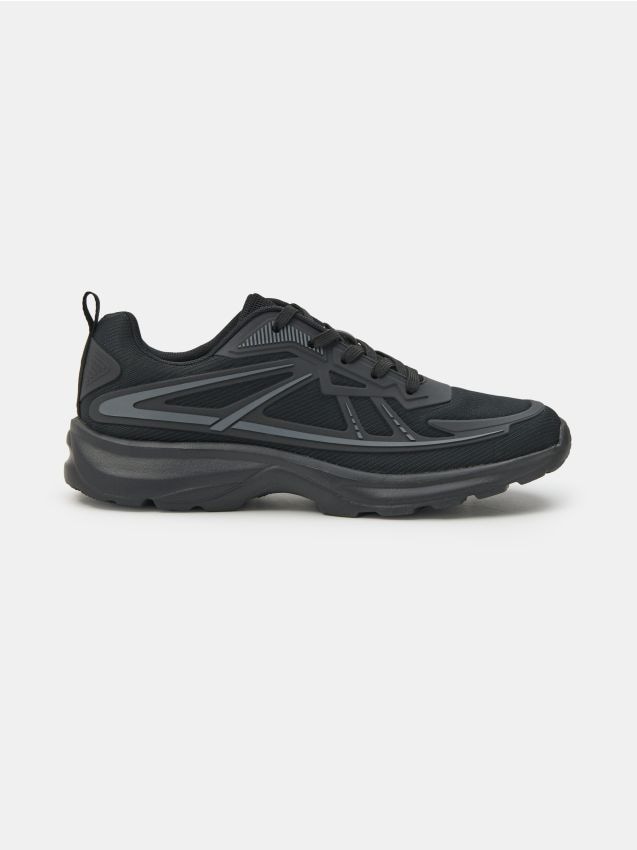 Sinsay - Sneakers sport cu plasă - negru
