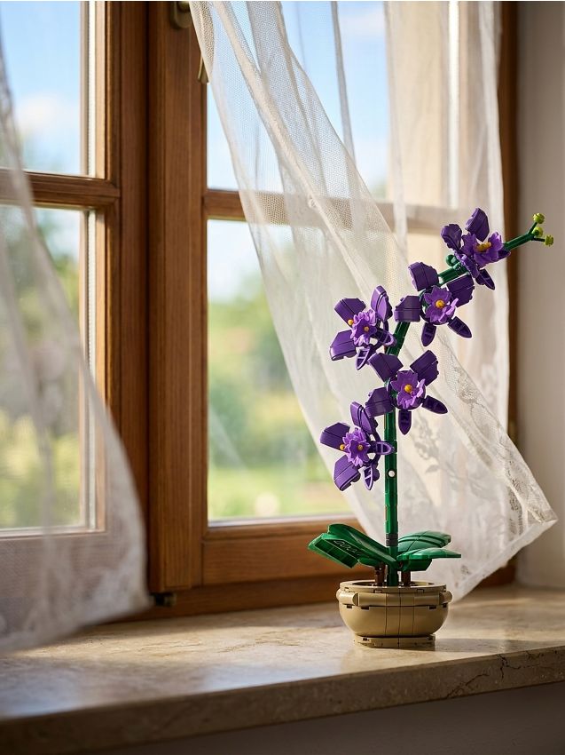 Sinsay - Blocuri de construcție – Orhidee în ghiveci - mov