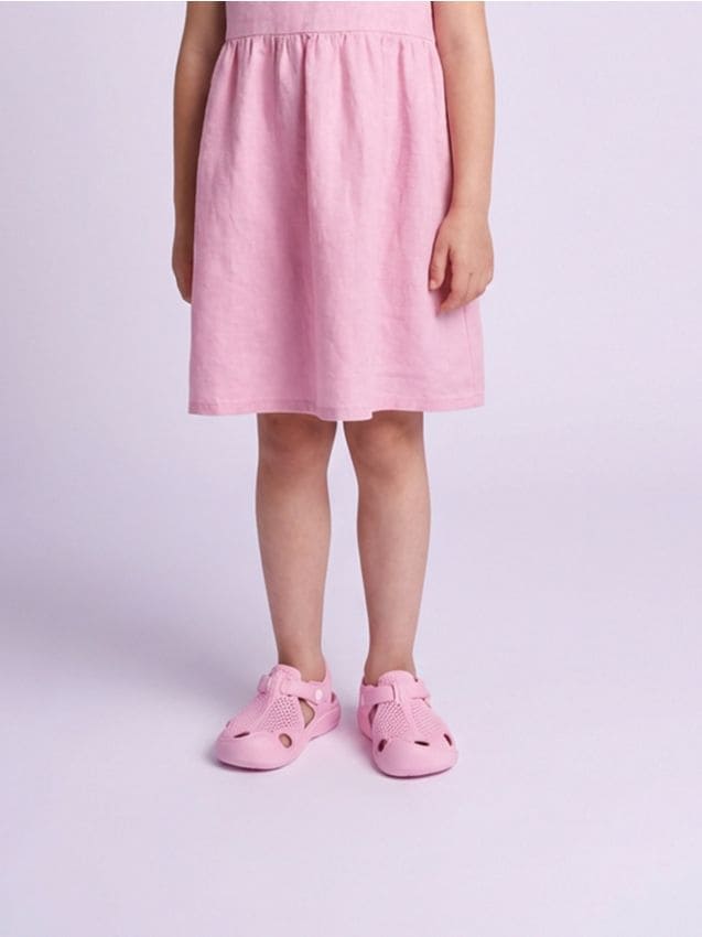 Sinsay - Sandale cu închizătoare - roz