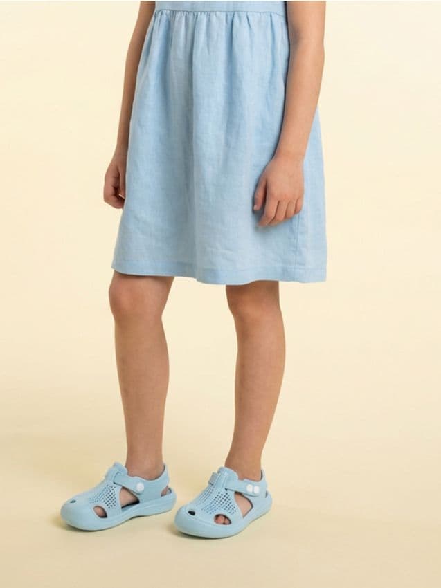 Sinsay - Sandale cu închizătoare - light blue