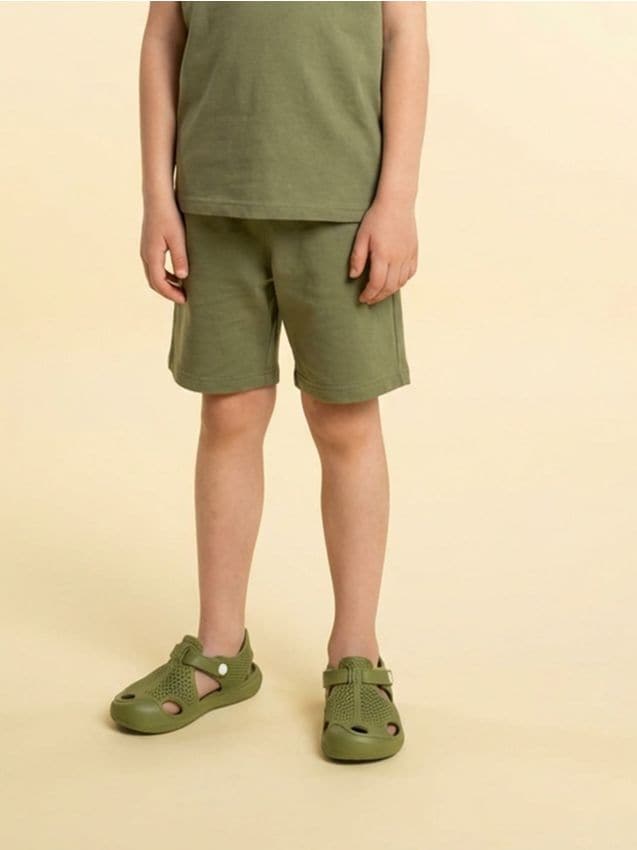 Sinsay - Sandale cu închizătoare - verde-deschis