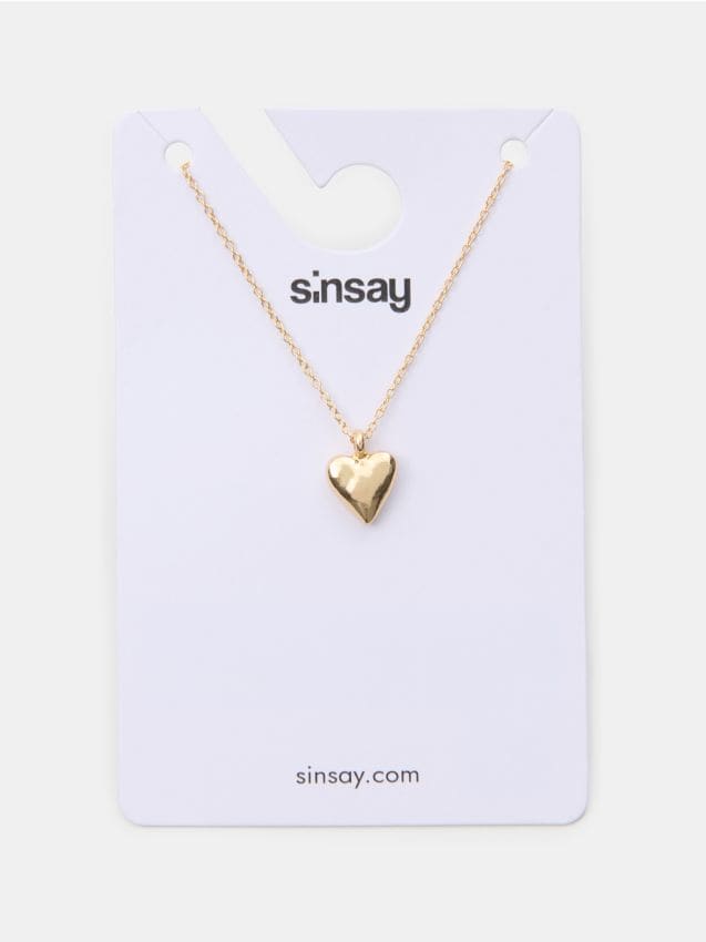 Sinsay - Ogrlica s privjeskom u obliku srca