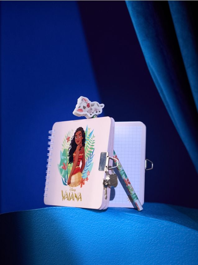 Sinsay - Set: caiet cu lacăt și creion Vaiana 2 pack - multicolor