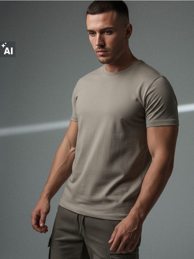 Sinsay - Tricou cu mânecă scurtă - cafeniu