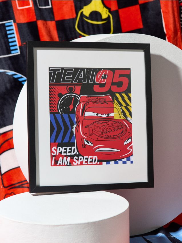 Sinsay - Fotorámik Cars - čierna