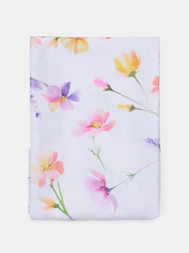 Sinsay - Okrúhly obrus s kvetinovým vzorom - viacfarebná