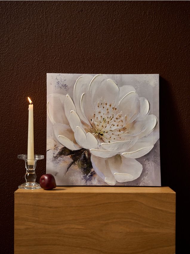 Sinsay - Tablou decorativ floral cu textură 3D - multicolor