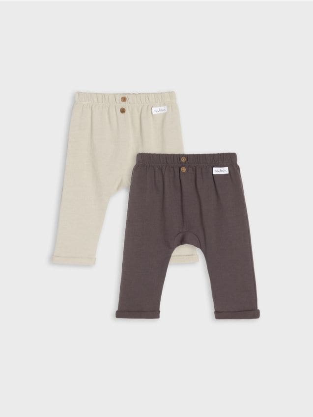 Sinsay - Set de 2 perechi de pantaloni sport - gri deschis