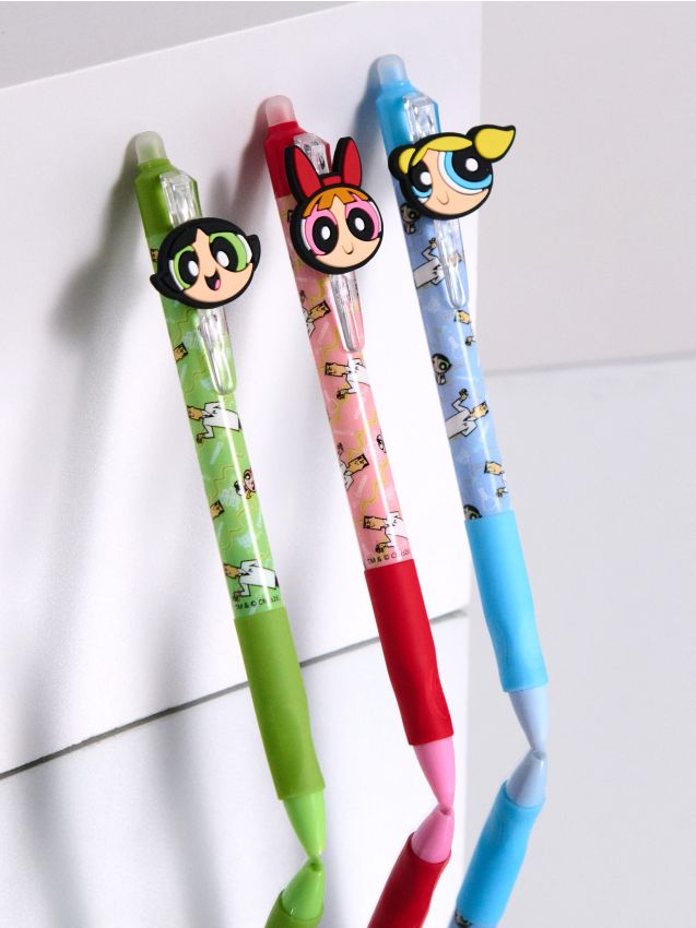 Sinsay - Pixuri care se șterg 3 pack The Powerpuff Girls - multicolor