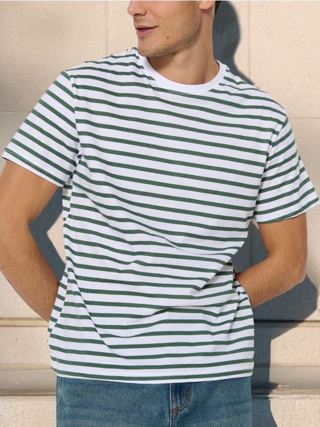 Sinsay - Tricou cu mânecă scurtă - verde