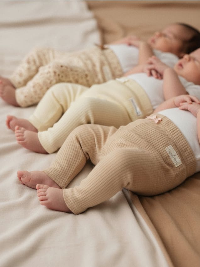 Sinsay - Súprava 3 legín - krémová