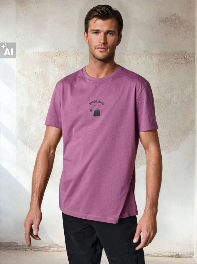 Sinsay - Tricou cu mânecă scurtă - mov