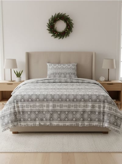 Komplet posteljine sa božićnim motivom