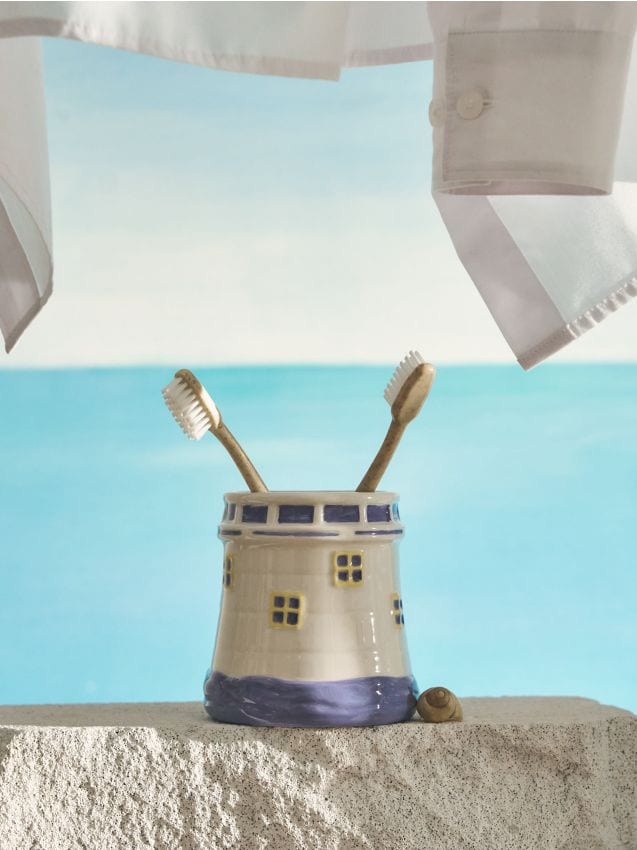 Sinsay - Suport pentru periuțe de dinți în formă de far - multicolor