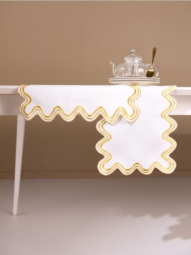 Sinsay - Súprava 2 podložiek na stôl - krémová