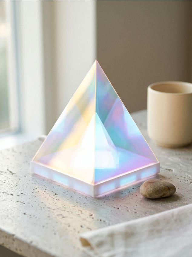 Sinsay - Lampă decorativă LED în formă de piramidă - multicolor