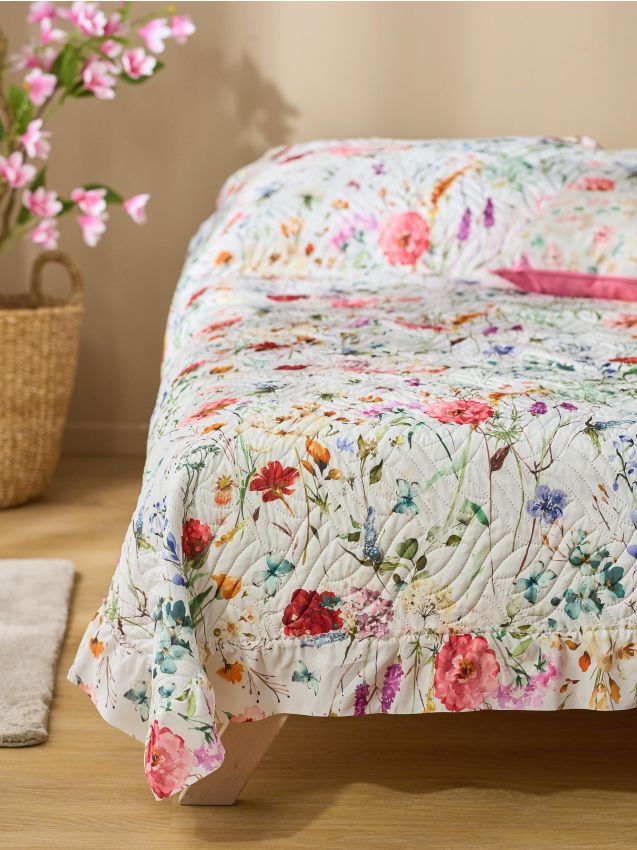 Sinsay - Cuvertură matlasată pentru pat - multicolor