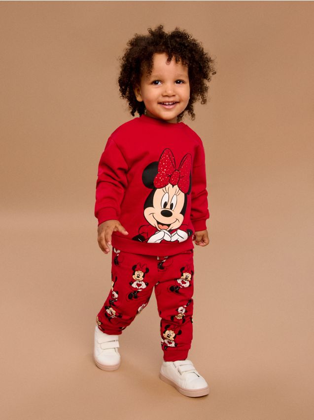 Sinsay - Tepláky Minnie Mouse - červená