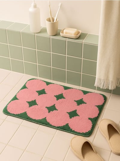 Vannitoa vaip jõulumustriga