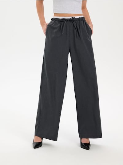 Wide leg nadrág