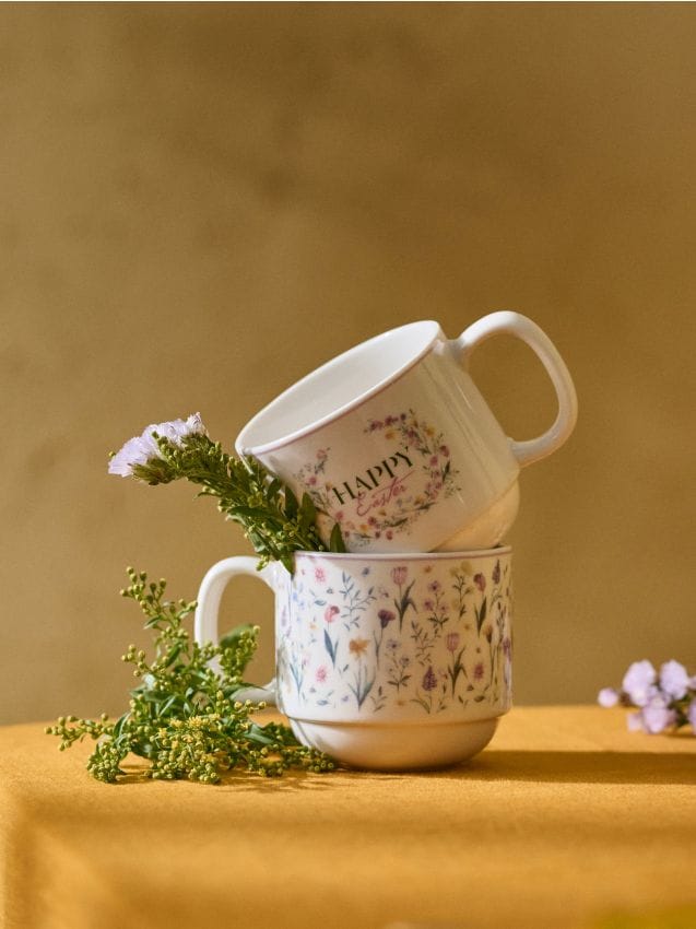 Sinsay - Căni ceramice de Paște 2 pack - roz