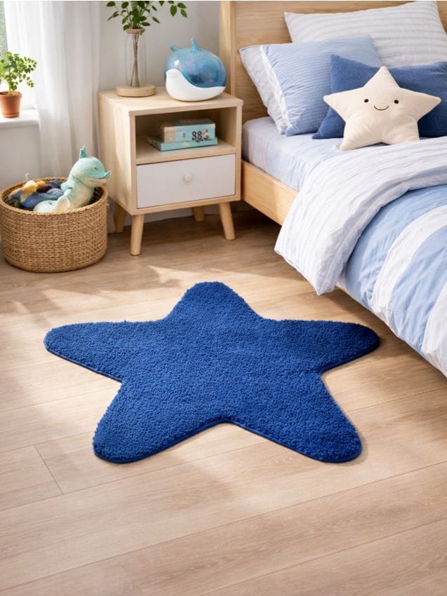 Sinsay - Covor în formă de stea - albastru