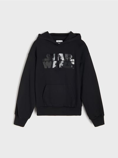 Світшот із блискучим силіконовим принтом Star Wars