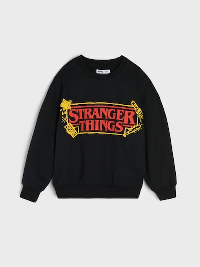 Pulover s crewneck izrezom Stranger Things
