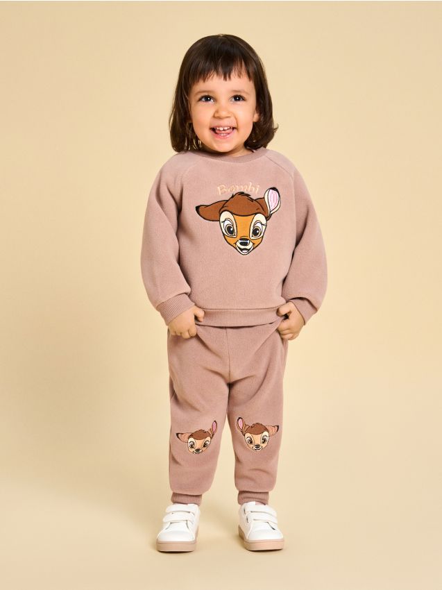 Sinsay - Teplejšie nohavice Bambi - kávová