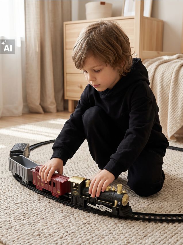 Sinsay - Set de tren electric cu lumină și sunet - multicolor