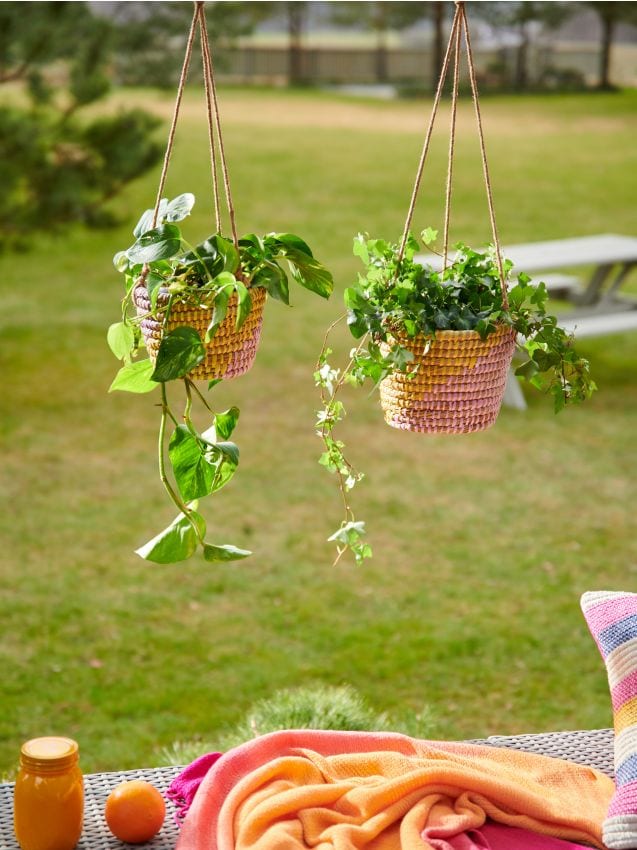 Home & Garden Blumentopf 'Sepp' – Handbemalte Keramik, Für Innen & Außen
