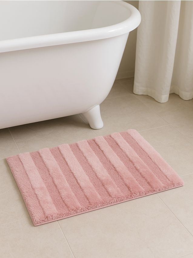 Sinsay - kúpeľňová predložka - polárna ružová