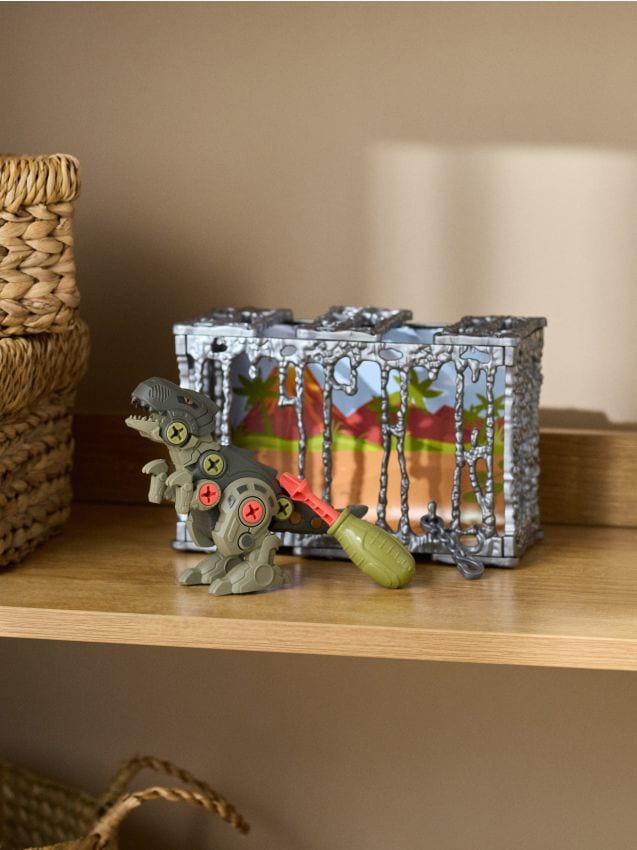 Sinsay - Hračka – Dinosaurus v klietke - zelená