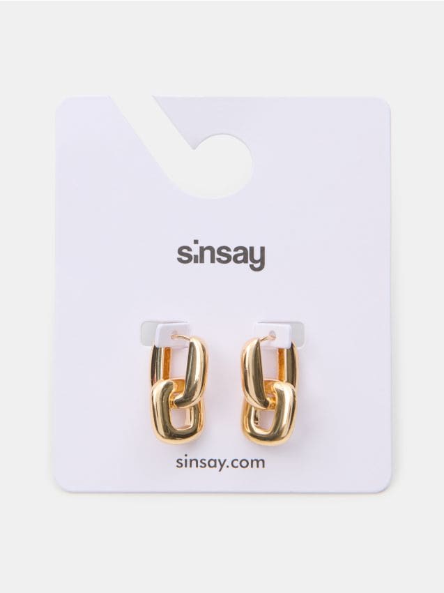 Sinsay - Cercei lungi, de ocazie - auriu