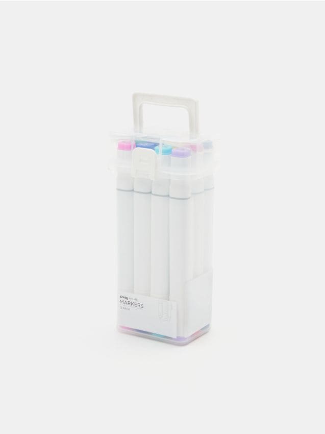 Фломастери 12 pack - SINSAY