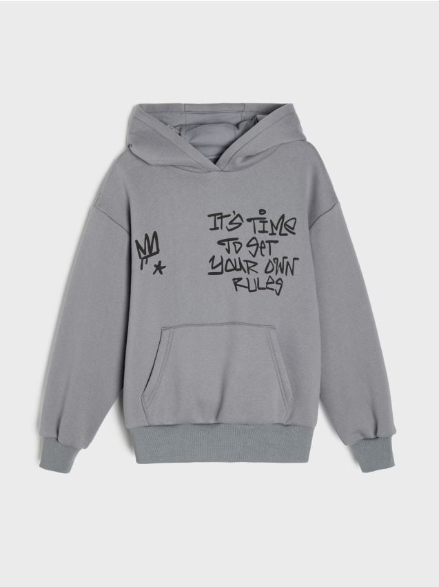 Sinsay - Hoodie s graffiti printom