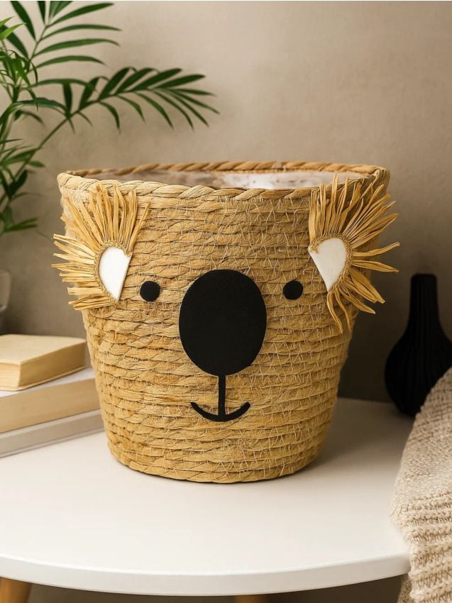 Sinsay - Pletený kvetináč - čierna