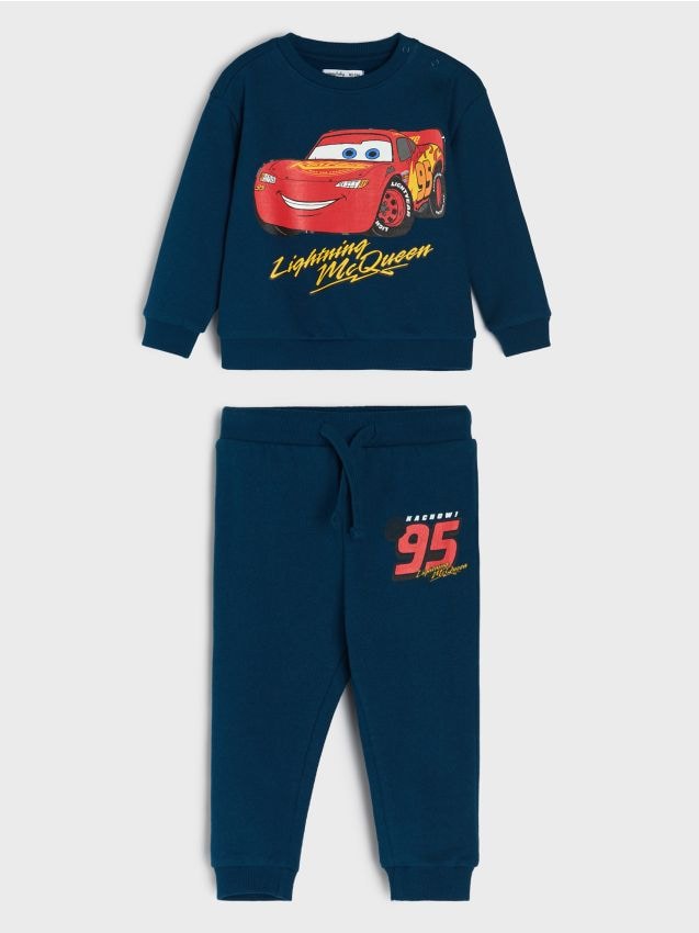 Sinsay - Komplet dzianinowy Lightning McQueen - niebieski