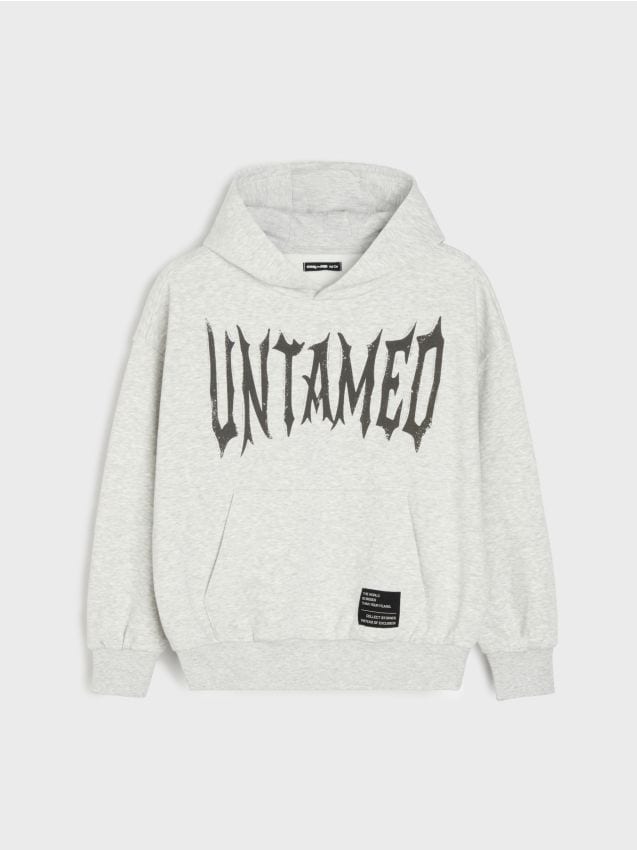 Sinsay - Oversize hoodie s printom