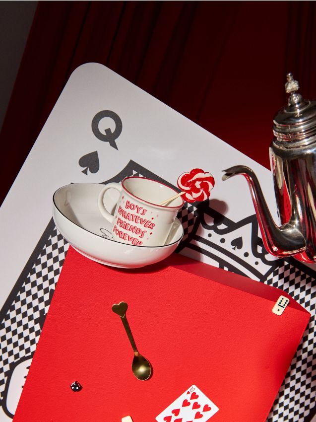 Sinsay - Keramický hrnček s nápisom - ružová